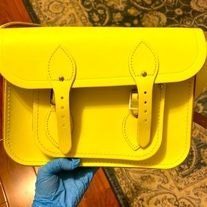 The Cambridge Satchel Company Passenger Bag Neon Yellow